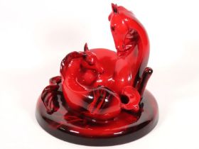 Royal Doulton Images of Fire 'Gift of Life' group,