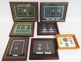 A selection of framed & mounted unattributed Briti