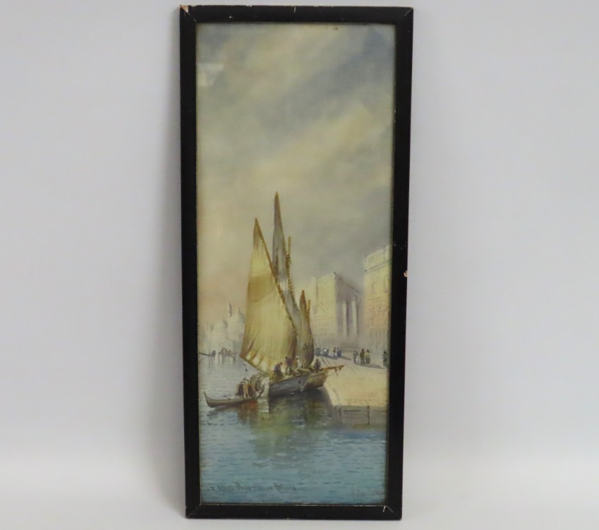 Anton Purigini (Italian), an early 20thC. framed,