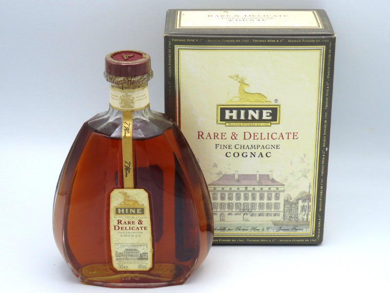 A boxed Hine fine Cognac brandy, 70cl