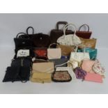 A quantity of twenty-nine handbags including Prada, Charles Jourdan, Franco Bellini for Russell & Br