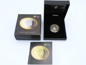 A boxed Royal Mint 2013 £2 silver proof 350th anni