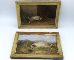 J. Langlois (1855-1904), a pair of gilt framed 19t