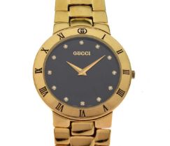 Gucci - Gentleman's gold plated wristwatch