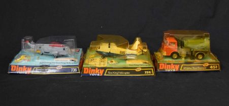 Dinky Toys - Three diecast model vehicles