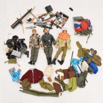 Collection of Action Man figures and accessories