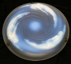 Sabino opalescent glass shade (a/f)