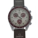 Swatch Omega Speedmaster - Gentleman's 'Mission to Pluto' watch