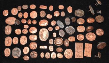 Collection of metal intaglios