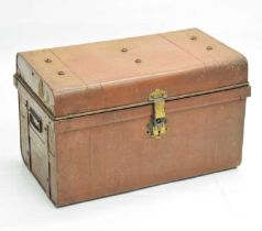 Rectangular tin trunk