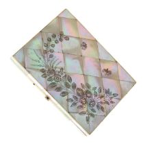 Late Victorian mother-of-pearl purse