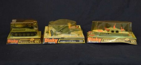 Dinky Toys - Three diecast model vehicles