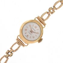 Cervine - Lady's 18ct gold cased cocktail watch on a 9ct bracelet