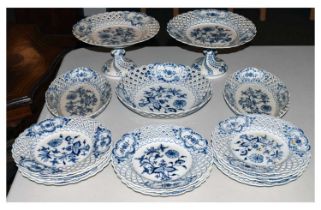 Meissen porcelain part dessert service