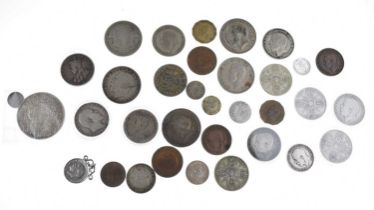 Quantity of Victorian silver coinage, etc