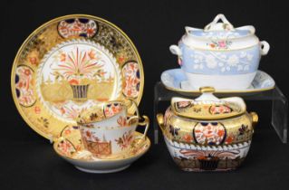 Group of early 19th century Spode teawares