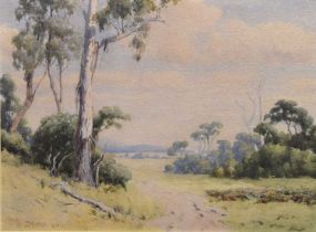 John Mather, (Australian, 1848-1916) - Watercolour - Woori Yallock