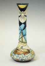 Moorcroft Pottery - Winds of Change pattern pattern bud vase