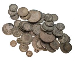 Mixed quantity of Edward VII and George V silver coinage