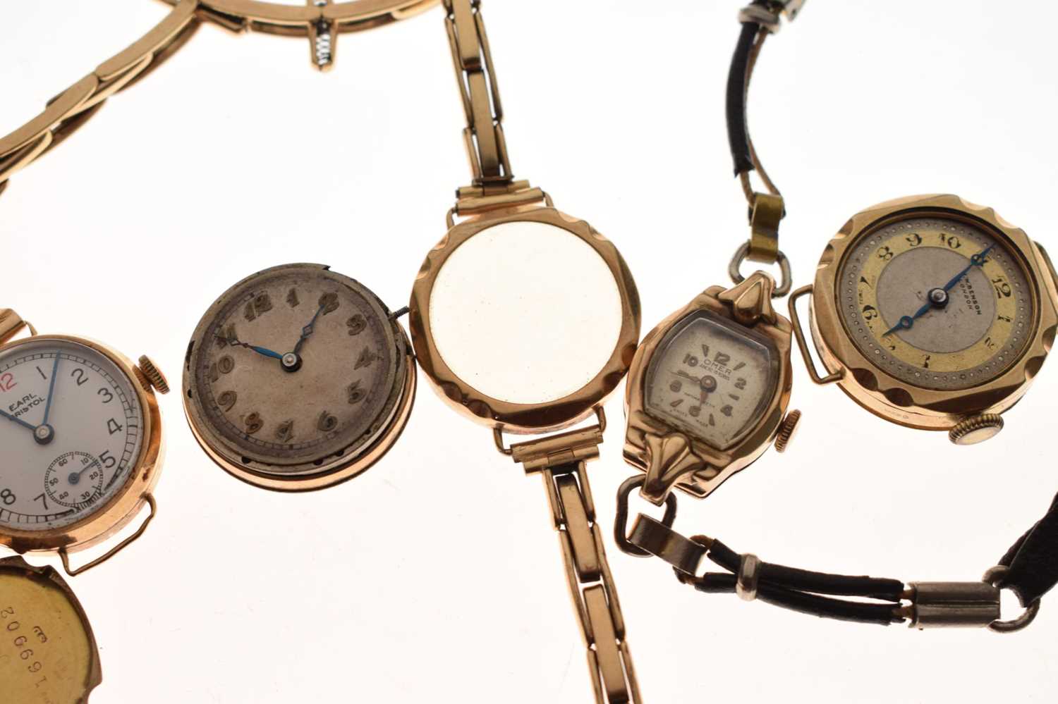 Group of six ladies 9ct cocktail watches - Image 4 of 9