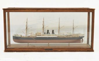 Mahogany case model of SS Orient by Luis Jacoby-Gomez of Barcelona, circa 1930