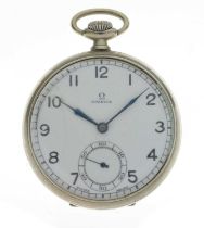 Omega - Open faced pocket watch