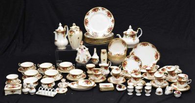 Extensive Royal Albert 'Old Country Roses' pattern six-person set