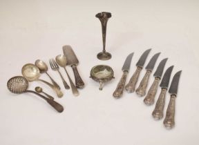 Quantity of silver cutlery, etc