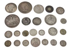 Quantity of GB silver and other coinage