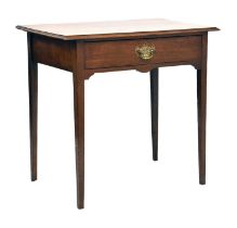 George III single drawer table
