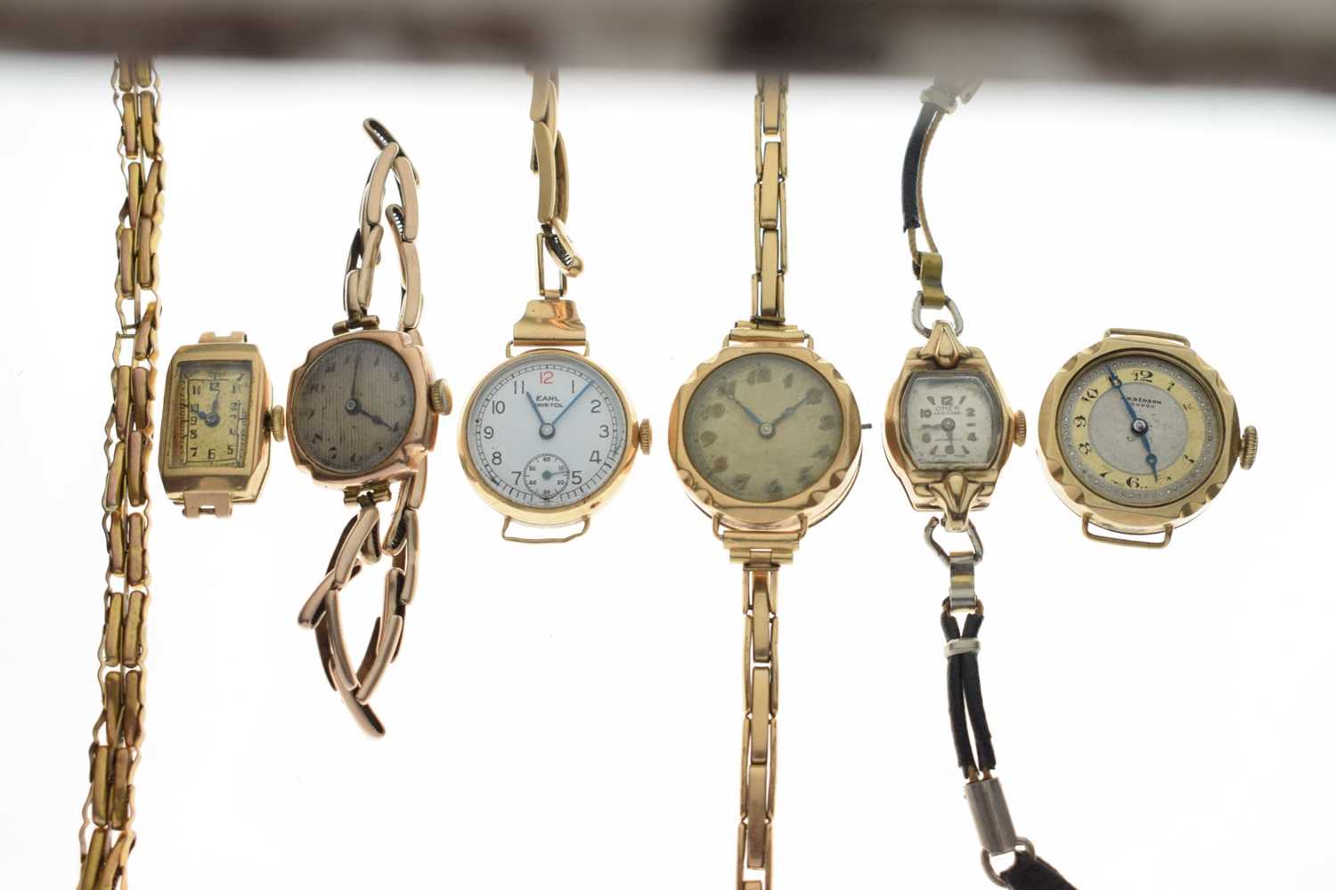 Group of six ladies 9ct cocktail watches - Image 9 of 9