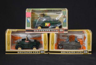 Britains - Three boxed military diecast model vehicles