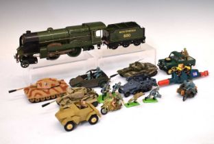 Quantity of Dinky, Corgi and Britains military vehicles