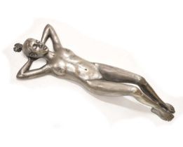 Compulsion Gallery - large pewter effect resin figure