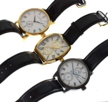 Earnshaw - Gentleman's gold plated and stainless steel wristwatch