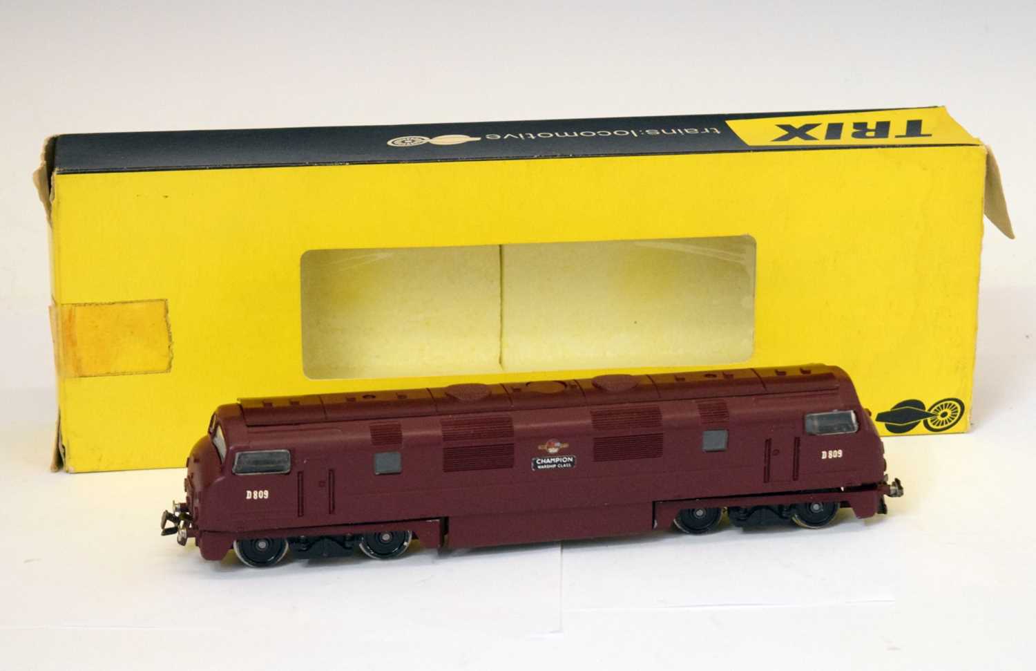 Trix Trains - Boxed 00 gauge railway trainset 'Champion' Warship Class locomotive