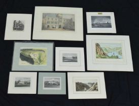 Large quantity of Bristol and surrounding area etchings, prints, etc