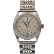 Rolex - Gentleman's Oyster stainless steel wristwatch, red 4365