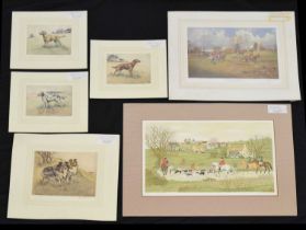 Collection of hunting prints, signed limited editions, etc