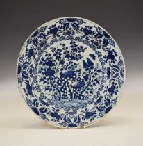 18th century Delftware shallow dish