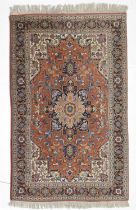 Middle Eastern red ground rug