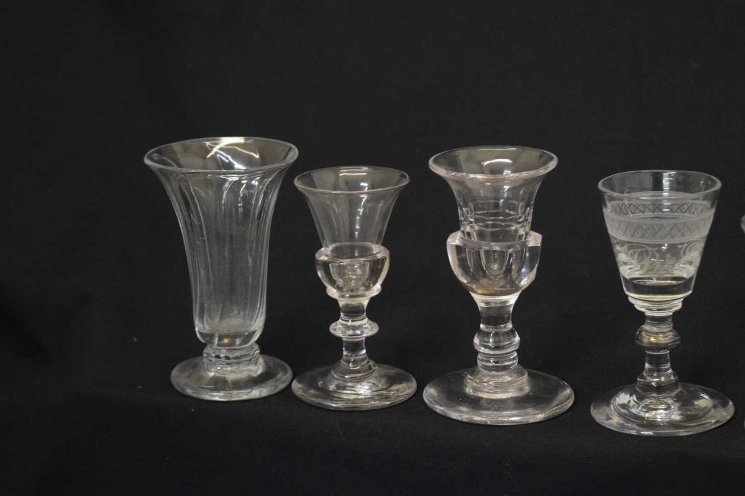 Collection of twenty-two mainly 19th century drinking glasses - Image 6 of 6