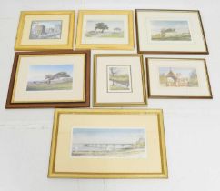 Four signed limited edition Terry Bevan prints and others