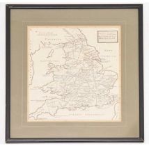 William Stukeley - Early 18th century map of Britannia