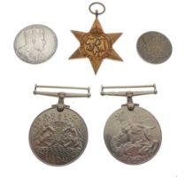 Second World War medal group and coins