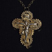 Corpus Christi cross pendant