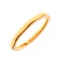 22ct gold octagonal shaped wedding band