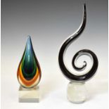 Murano Sommesso glass sculpture