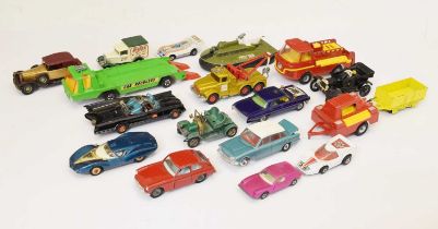 Collection of loose diecast model vehicles