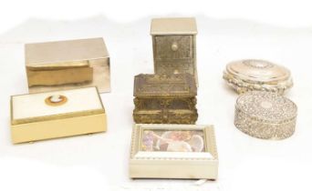 Group of large jewellery boxes